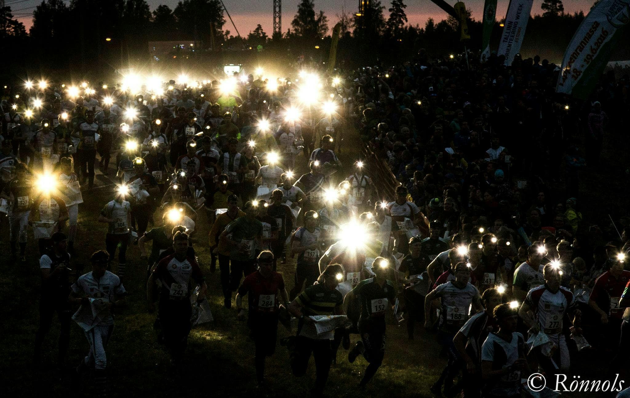 Atmosfärisk nattbakgrund